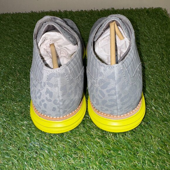 Cole Haan x atmos Øriginal Grand Wingtip Gray Oxford Shoes C36382 Men's NEW - Picture 8 of 14